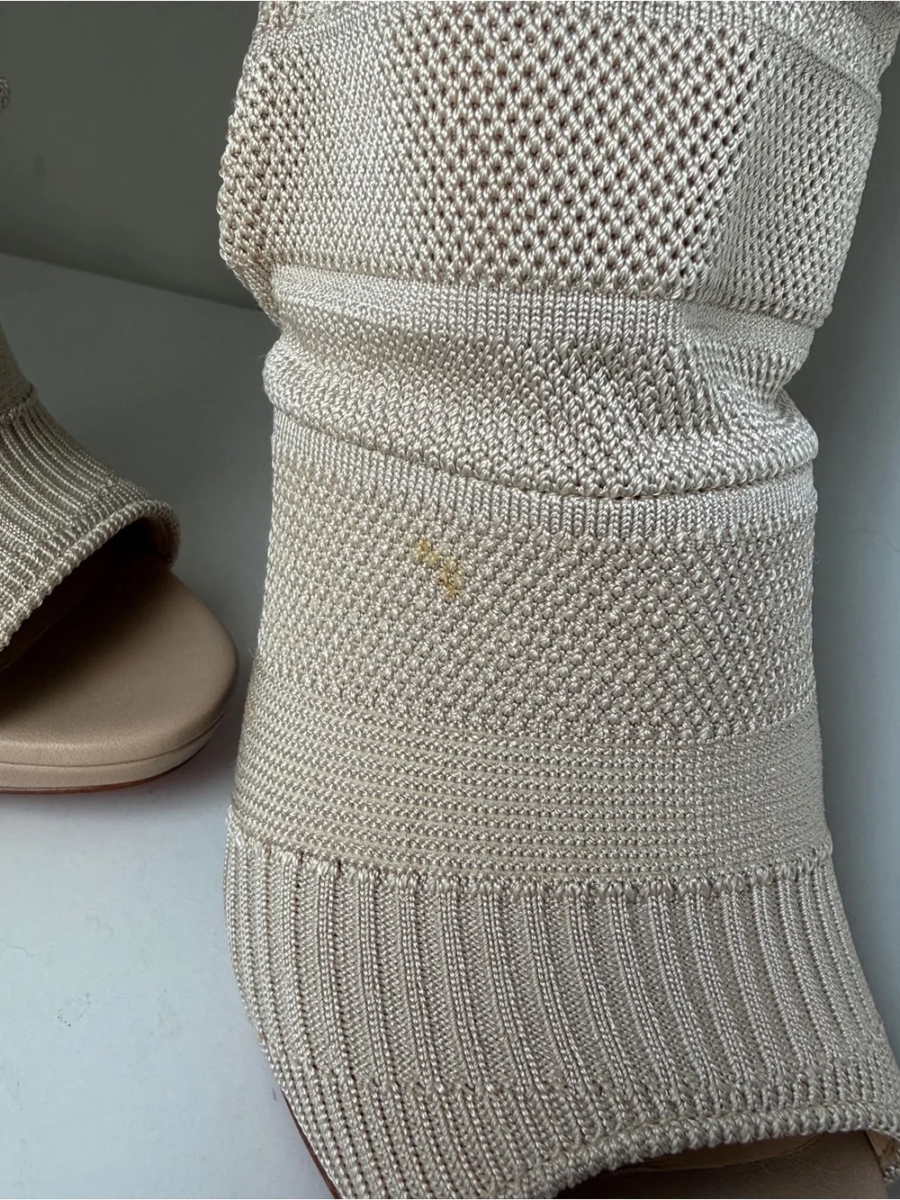 Christian Louboutin Beige Cheminene booties 37.5